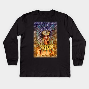 Mayan Kids Long Sleeve T-Shirt